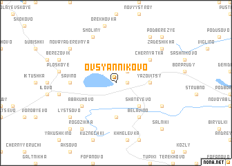 map of Ovsyannikovo