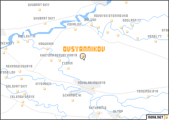 map of (( Ovsyannikov ))