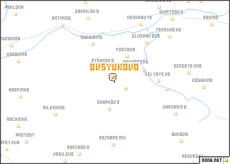 map of Ovsyukovo