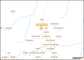 map of Ovungu