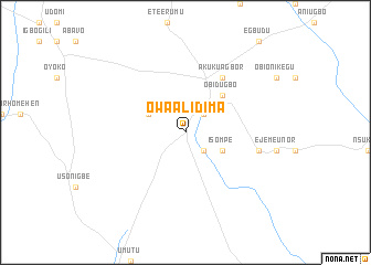 map of Owa Alidima