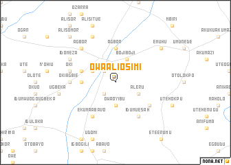 map of Owa Aliosimi