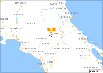 map of Owak