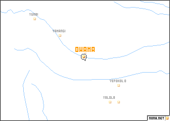 map of Owama