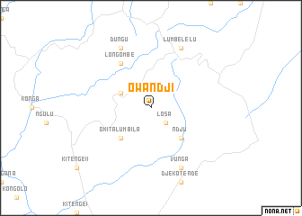 map of Owandji