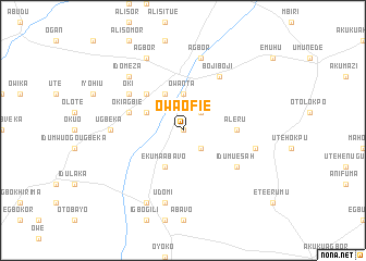 map of Owa Ofie