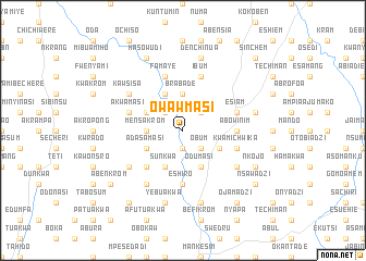 map of Owawmasi