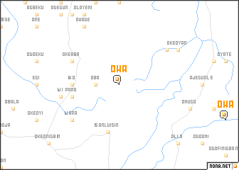 map of Owa