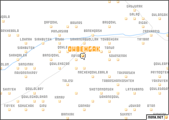 map of Owbeh Gak