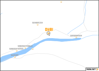 map of Owbī