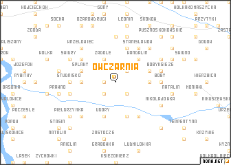 map of Owczarnia