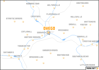 map of Owego