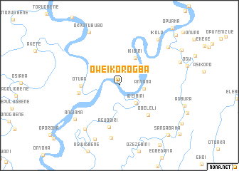 map of Oweikorogba
