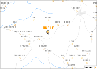 map of Owele