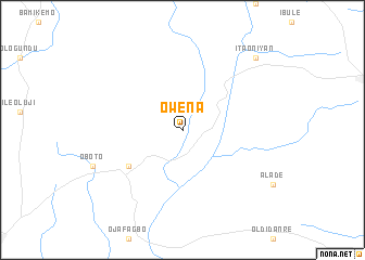 map of Owena