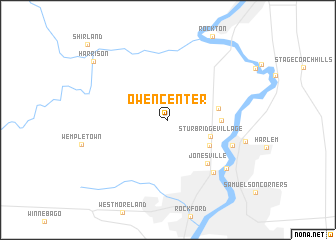 map of Owen Center