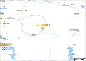 map of Owenduff