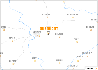 map of Owenmont