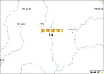 map of Owensnana