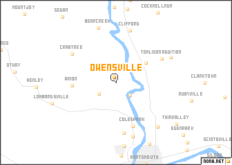 map of Owensville