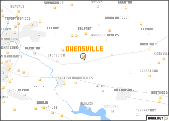 map of Owensville