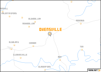 map of Owensville