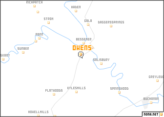 map of Owens