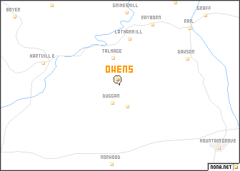 map of Owens