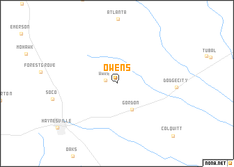 map of Owens