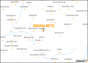 map of Owghūl Beyg