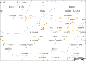 map of Owika
