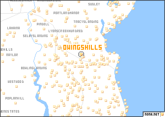 map of Owings Hills