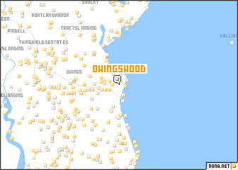 map of Owings Wood