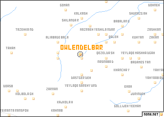 map of Owlen Delbar