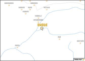 map of Owode