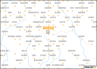 map of Owode