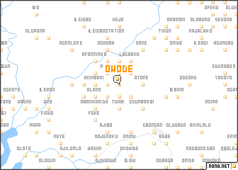 map of Owode