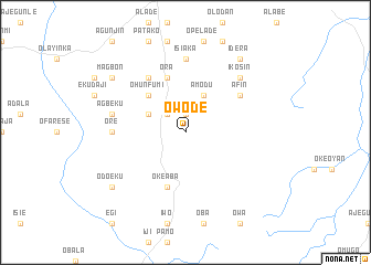 map of Owode