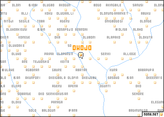 map of Owojo