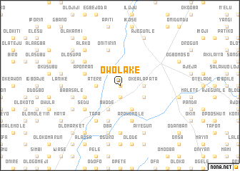 map of Owolake