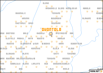 map of Owontola