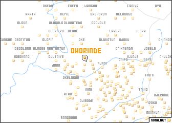 map of Oworinde