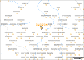 map of Oworom