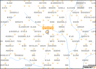 map of Owowo