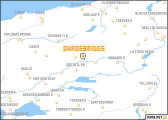 map of Owroe Bridge