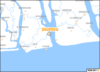 map of Owupoku