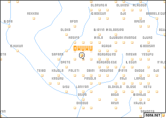 map of Owuwu
