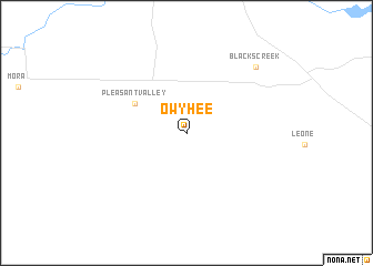 map of Owyhee