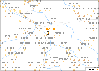 map of Owzūd