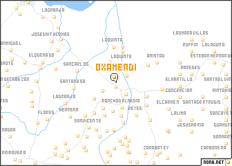 map of Oxamendi